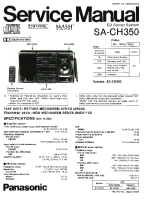 Technics - SACH-350 - Service manual 